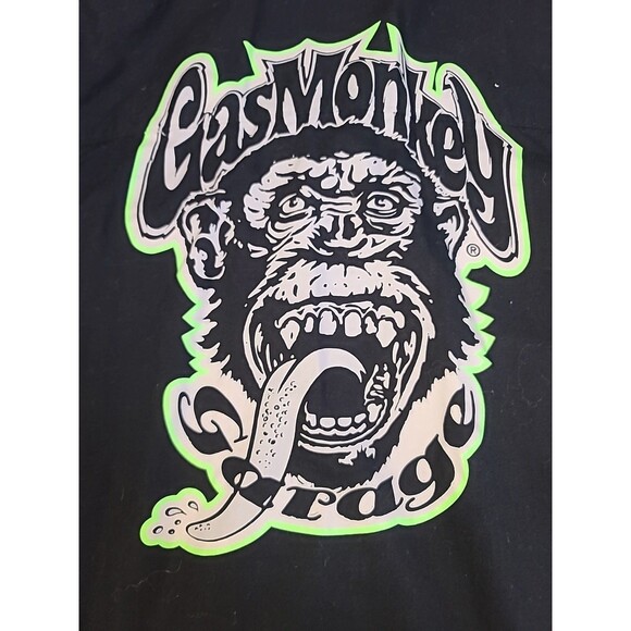 Mens Gas Monkey Button Up Shirt Size Medium - Picture 6 of 8